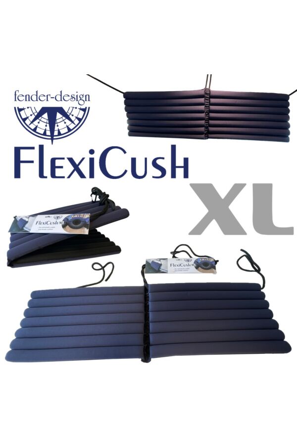 FlexiCush XLarge - Black & Navy - Universell fenderpute - Dobbel størrelse