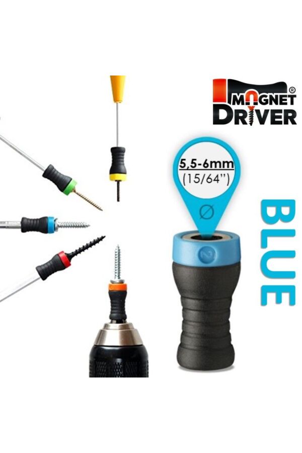 Magnet Driver® Blue Ø5,5-6mm (15/64") - Magnetisk skrueholder til bits og skrujern
