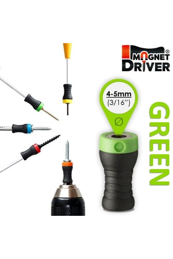Magnet Driver® Green Ø4-5mm (3/16") - Magnetisk skrueholder til bits og skrujern
