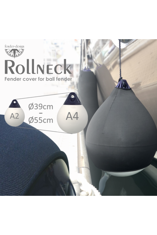 Rollneck fendertrekk til båt - For kulefender A2 til A4 (Ø39-Ø55cm)
