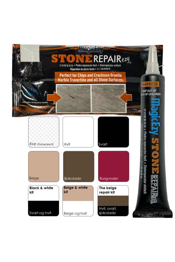 MagicEzy Stone REPAIRezy - Innfarget filler for reparasjon av stein